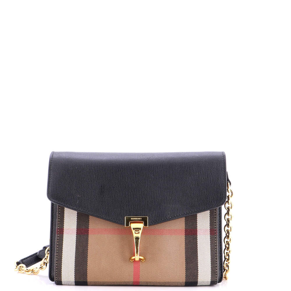 Burberry Macken Crossbody Bag Leather #245090B61B - Picture 1 of 8